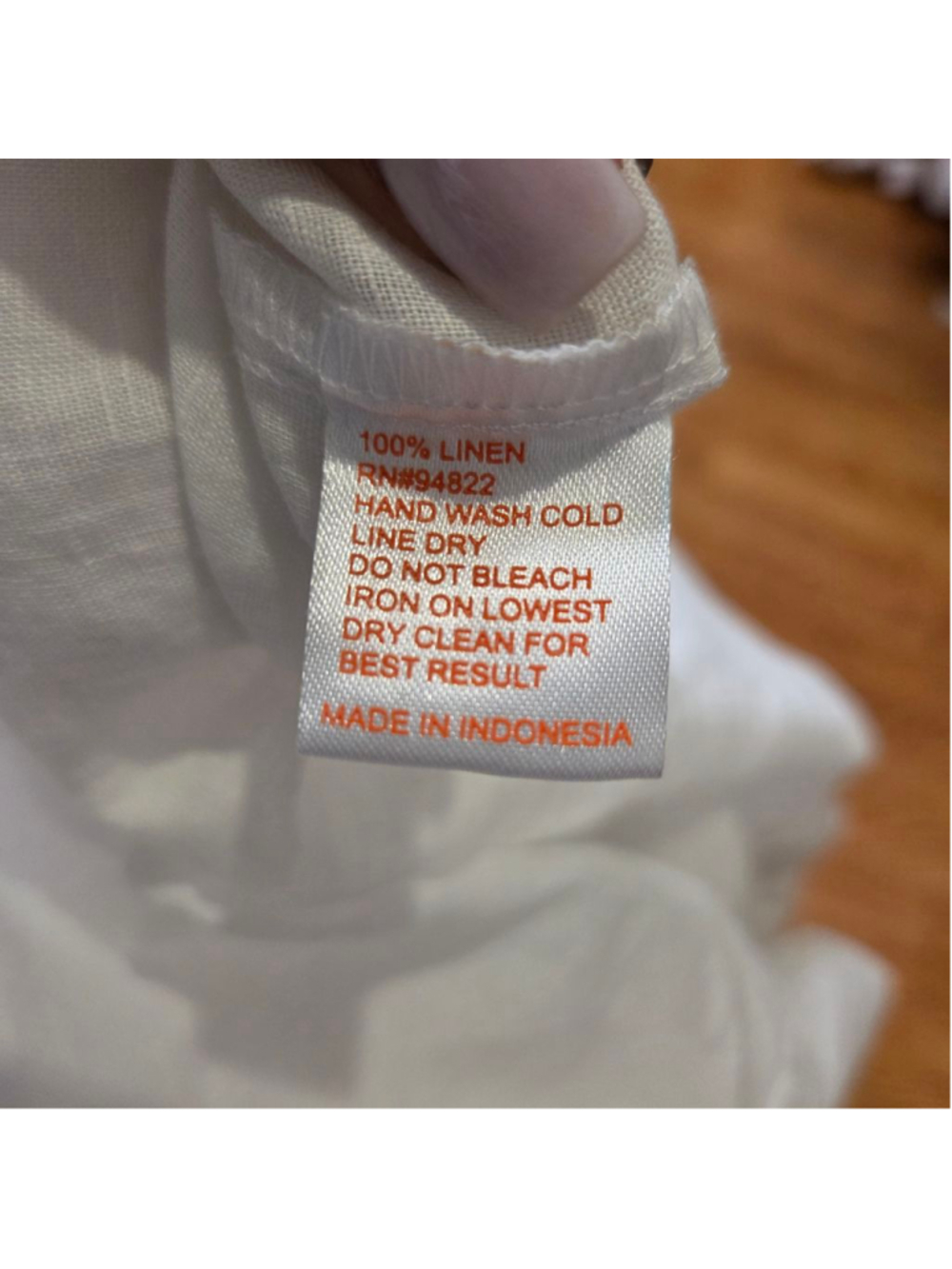 @zucar White Linen High Low Dress M - Picture 7 of 7